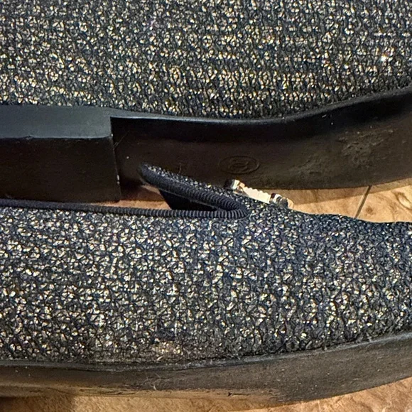 Chanel Glitter Loafers
